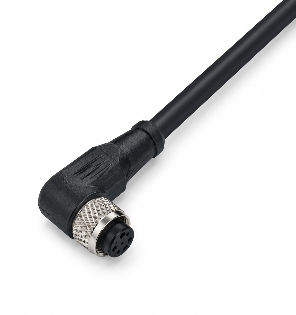 M8 Female Molded Cable Angled M8 Female Molded Cable Angled