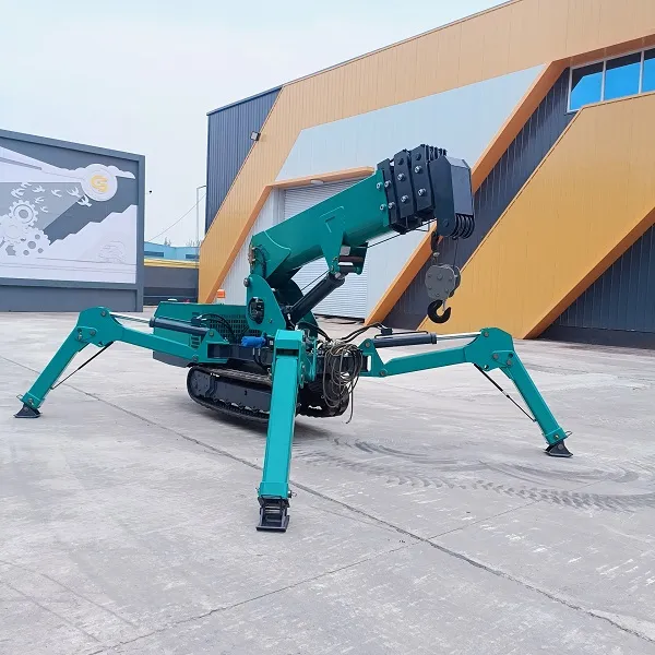 China Construction Machinery Crane Lifting Equipment Crawler Spider Crane 3 Ton