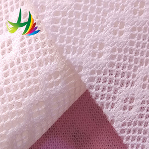 sportswear polyester comfortable respirable knitted mesh fabric