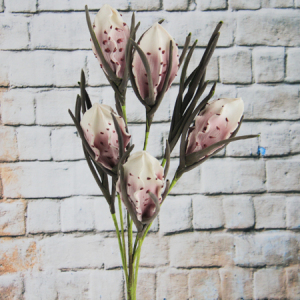 Espray decorativo artificial de la carambola de la flor de la espuma del 104Cm