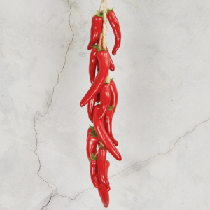 57Cm Artificial Simulation Decorative Fruits String Chilli Red
