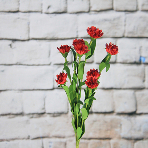 Carnation de fleurs sauvages artificielles / décoratives de 46 cm