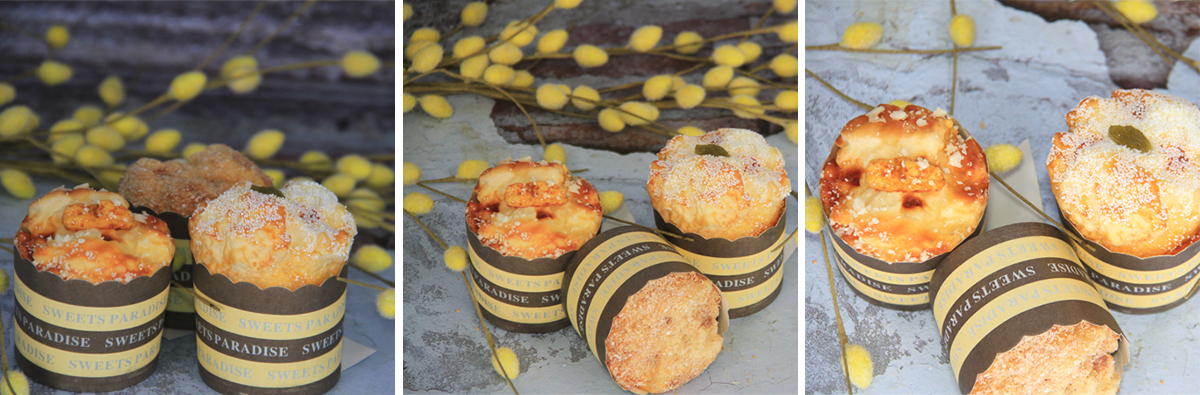 Artificial Decorative Simulation Bread Cupcake Sets