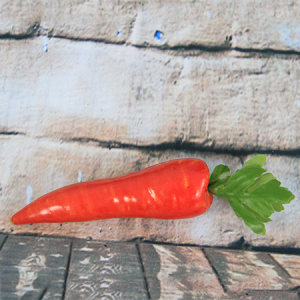 14.2x3.7cm Simulación artificial / decorativa Zanahoria roja vegetal