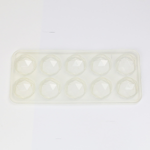 10 cups silicone diamond ice tray