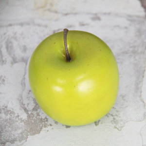 6.8X7.4Cm fruits artificiels / décoratifs de simulation vert moyen Fuji Apple