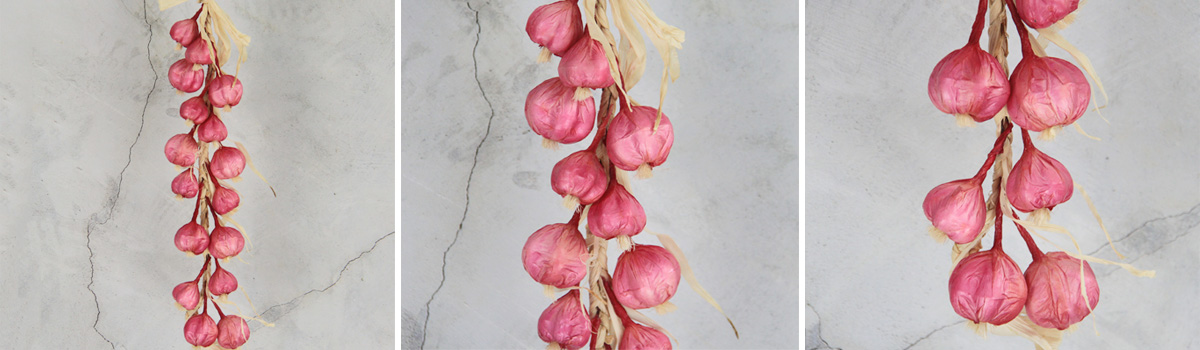 Artificial Simulation Decorative Fruits String Garlic