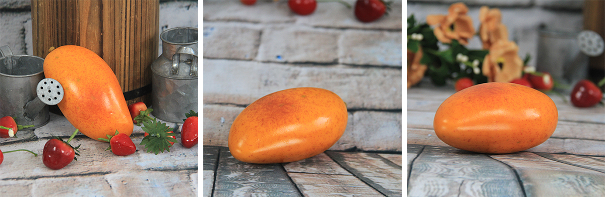 12,2x6,5 cm Künstliche / Dekorative Simulation Früchte Gelbe Mango