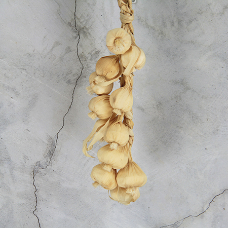 Corne de maïs décorative artificielle artificielle de fruits de simulation de 45CM sonne l'ail naturel