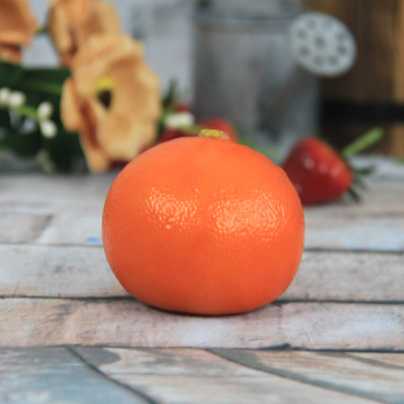 6.3X7Cm Artificial/Decorative Simulation Fruits Medium Orange