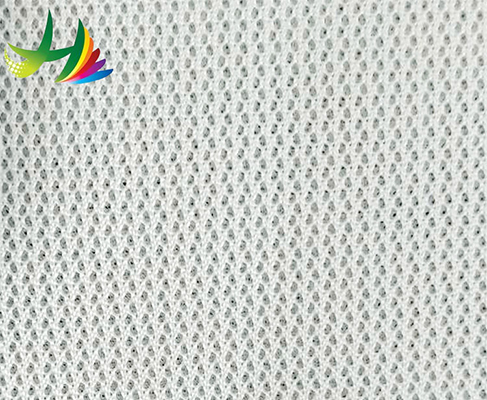 Breathable Tricot Knitted Type Polyester Air Mesh Fabric For Shoe