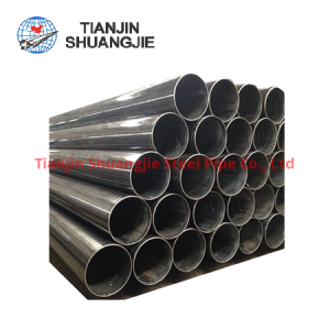 ASTM A252 ERW black carbon steel pipe