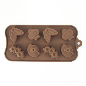 8 cups insect silicone chocolate mold