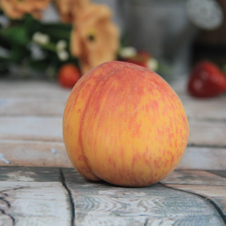 Description: 7.2x7.7Cm Artificial/Decorative Simulation Fruits Yellow Peach