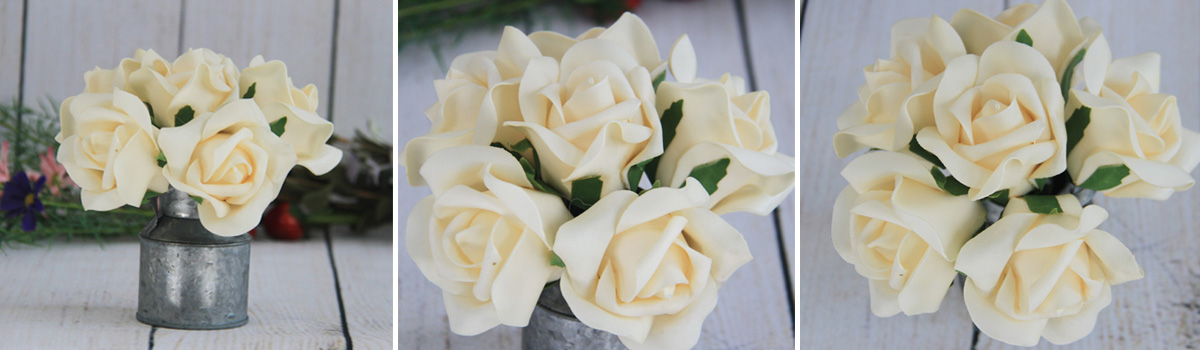 Artificial Decorative Wedding Peach Rose