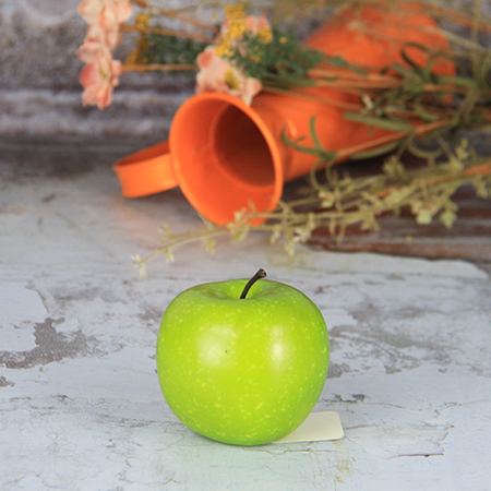 6.5X7.5Cm Simulación artificial / decorativa Fruits Medium Fuji Green Apple