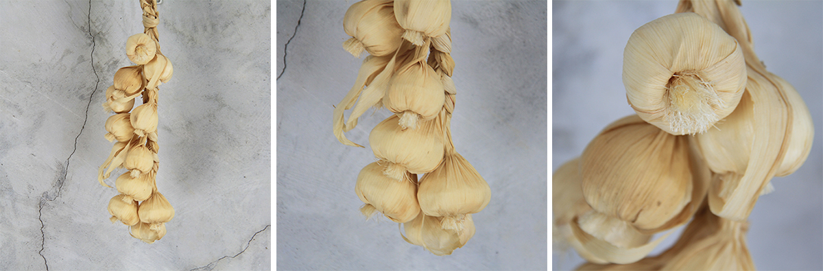 45Cm Artificial Simulation Decorative Fruits String Corn Brans Garlic Natural