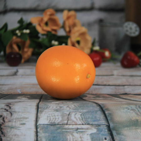 8.1X7.3Cm fruits artificiels / décoratifs Simulation Orange Mandarine