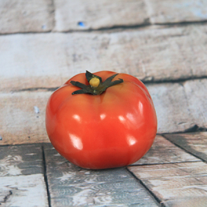 6,4x7,9cm Tomate rouge végétale de simulation artificielle / décorative