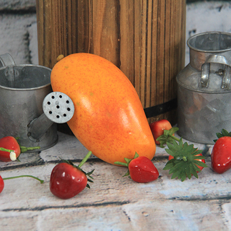 12.2x6.5cm Simulación Artificial / Decorativa Frutas Mango Amarillo