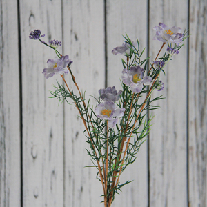 51cm Artificial/Decorative Wild Flower lt/Purple Poppy