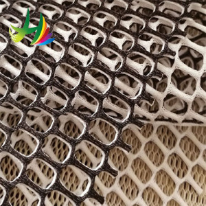 factory direct sales 100 percent polyester fabric 3d spacer air mesh warp knit