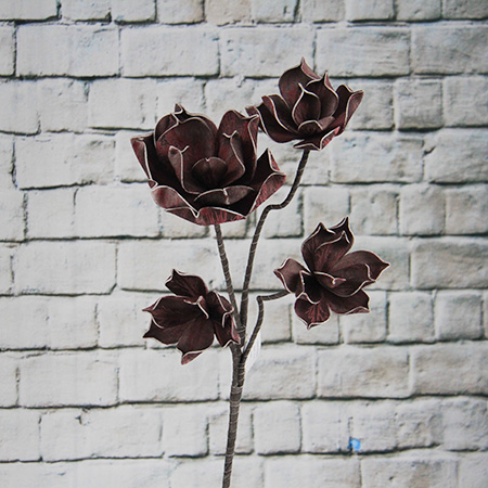 90Cm Artificial Decorative Printed Foam Flower Rose