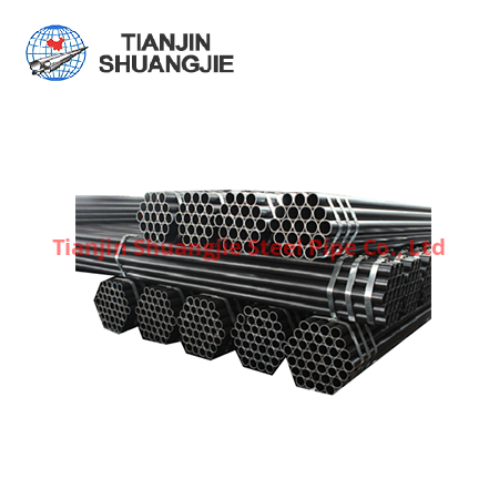 BS1387 high frequency  welded black carbon steel pipe