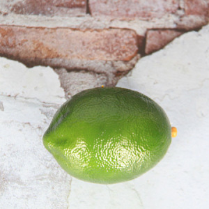 8.9X6.2Cm Искусственный / Декоративный Симулятор Фрукты Большой Зеленый Лимон