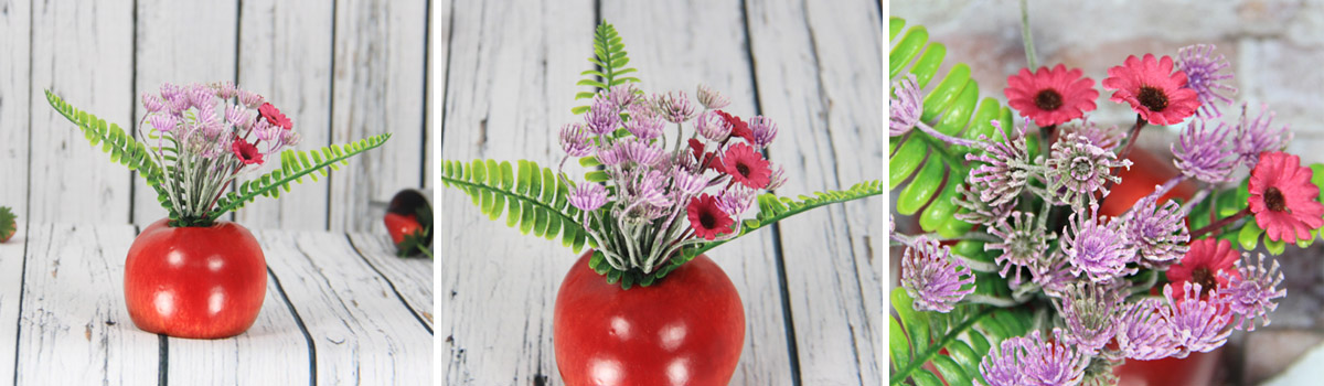 Decorative Fruits Pot With Daisy