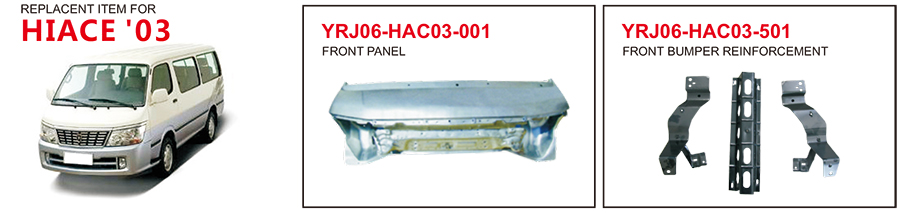 Auto Body Parts for Toyota Hiace 2003