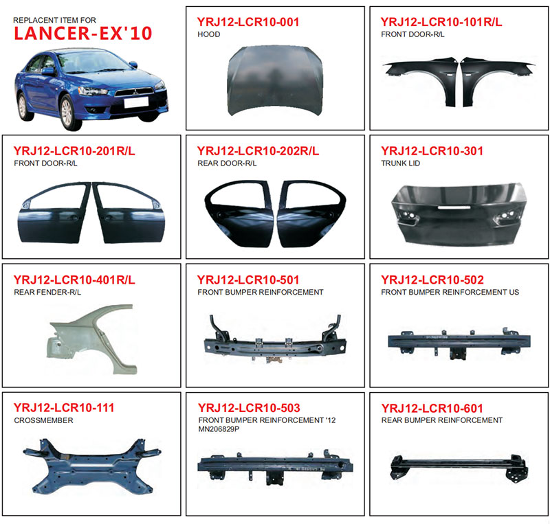 Auto Body Parts for Mitsubishi Lancer Ex 2010