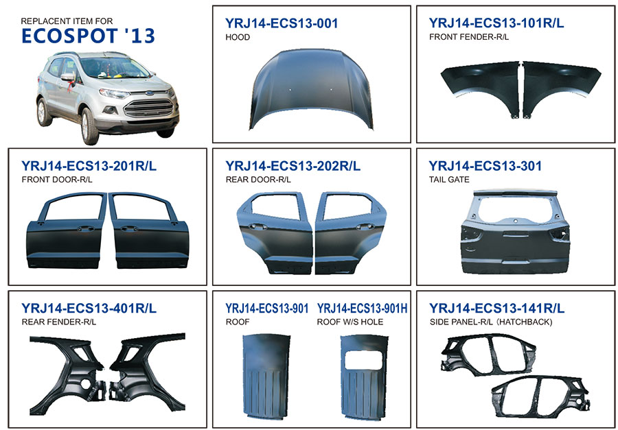 Auto Body Parts for Ford EcoSport 2013