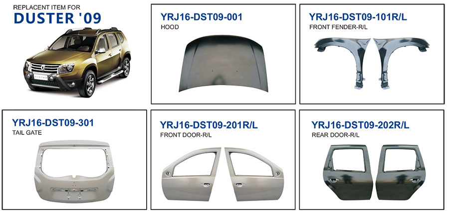 Renault Duster 2009 Auto Body Parts