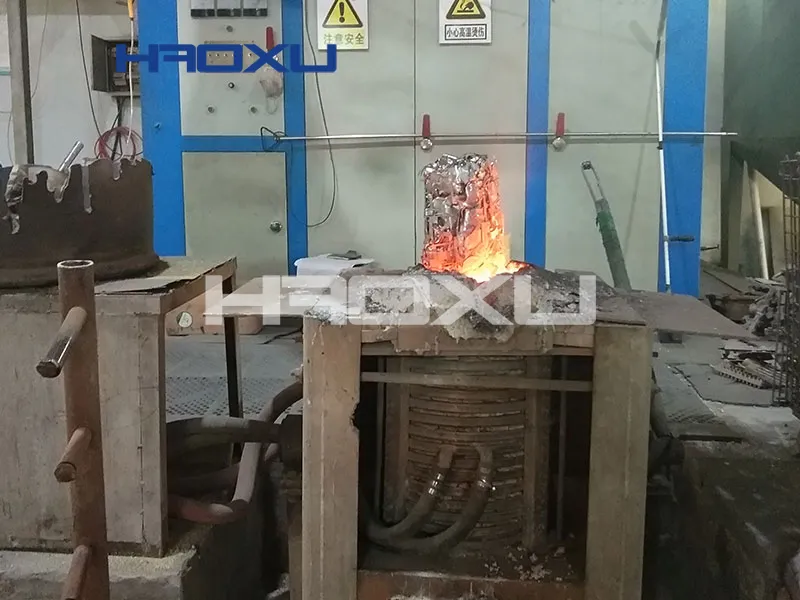 Steel melting furnace - medium frequency electric furnace HAOXU