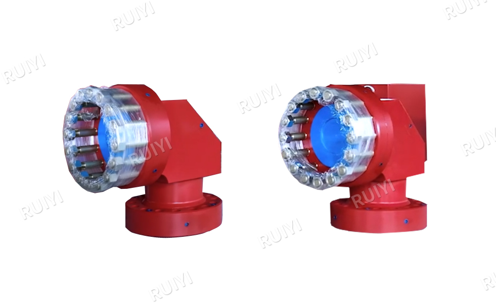 Flanged right-angle (streamlined) elbow Flanged right-angle (streamlined) elbow