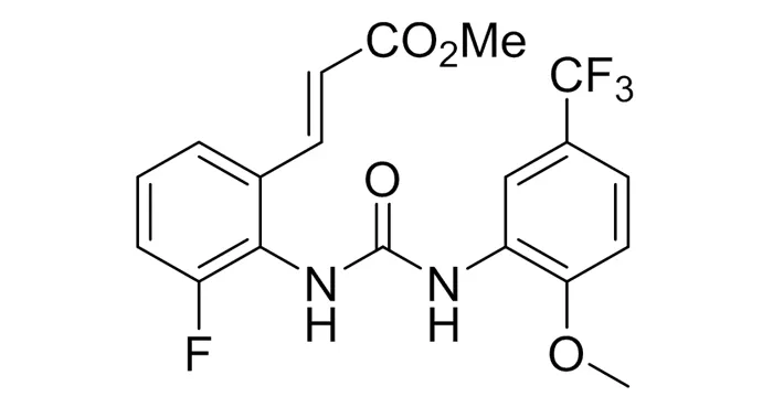 甲基-(E)-3-(3-氟-2-(3-甲氧基-5-(三氟甲基)苯基)苯基）丙烯酸酯