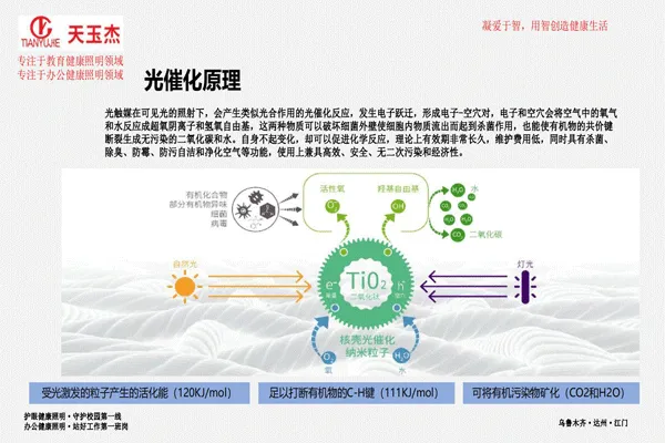 可見光抗菌除甲醛教室護(hù)眼燈