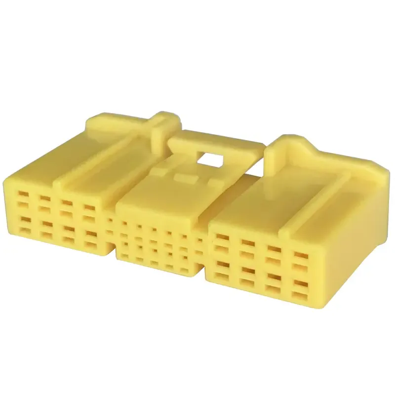 28Pin Female Yellow Car Aftermarket Stereo Audio Connector 6-2188225-5