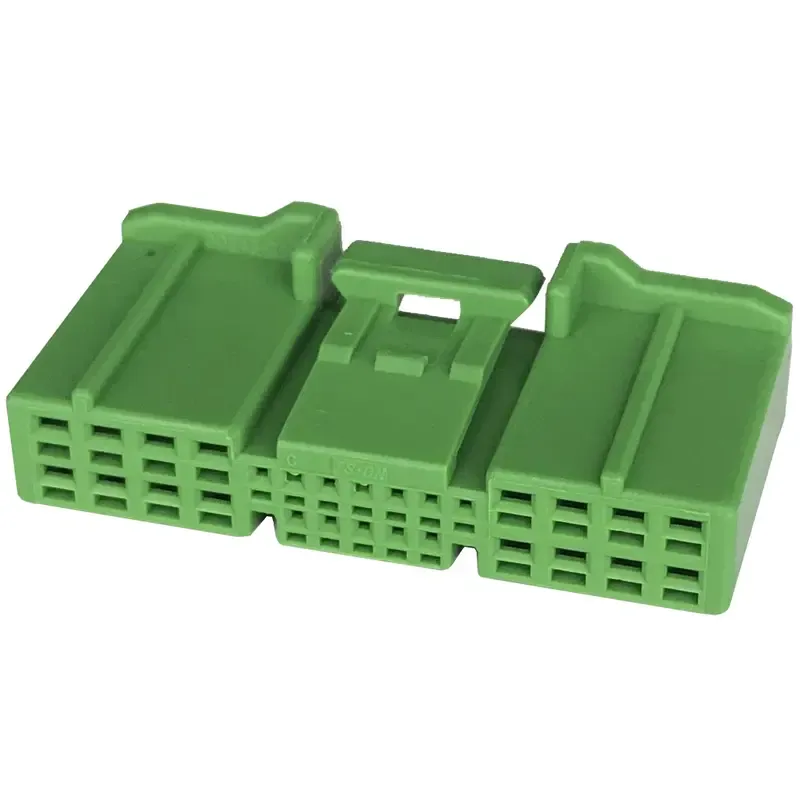 28Pin Female Green Car Aftermarket Stereo Audio Connector 7-2188225-7