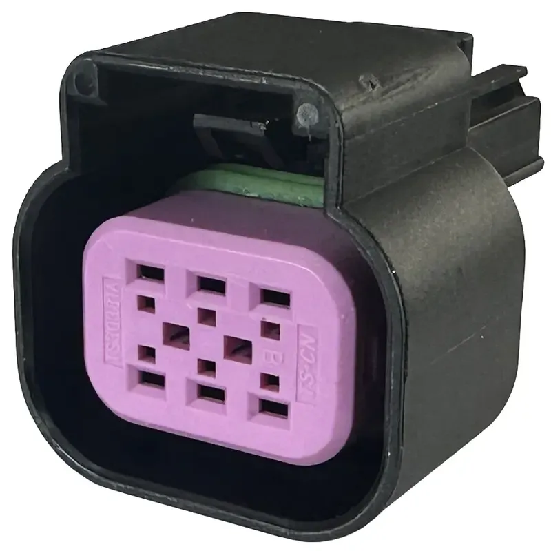 6Pin Black Purple Aptiv / Delphi GT150 Sealed Waterproof Automotive Connector15355297