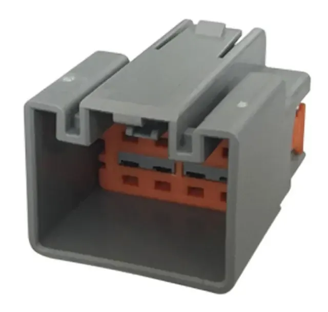 TSCN Grey with Tpa Lock 8 Way Male Automotive Connector 7282-3243-40