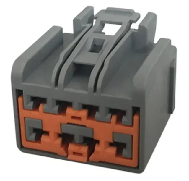 TSCN Grey with Tpa Lock 8 Way Female Automotive Connector 7283-3243-40