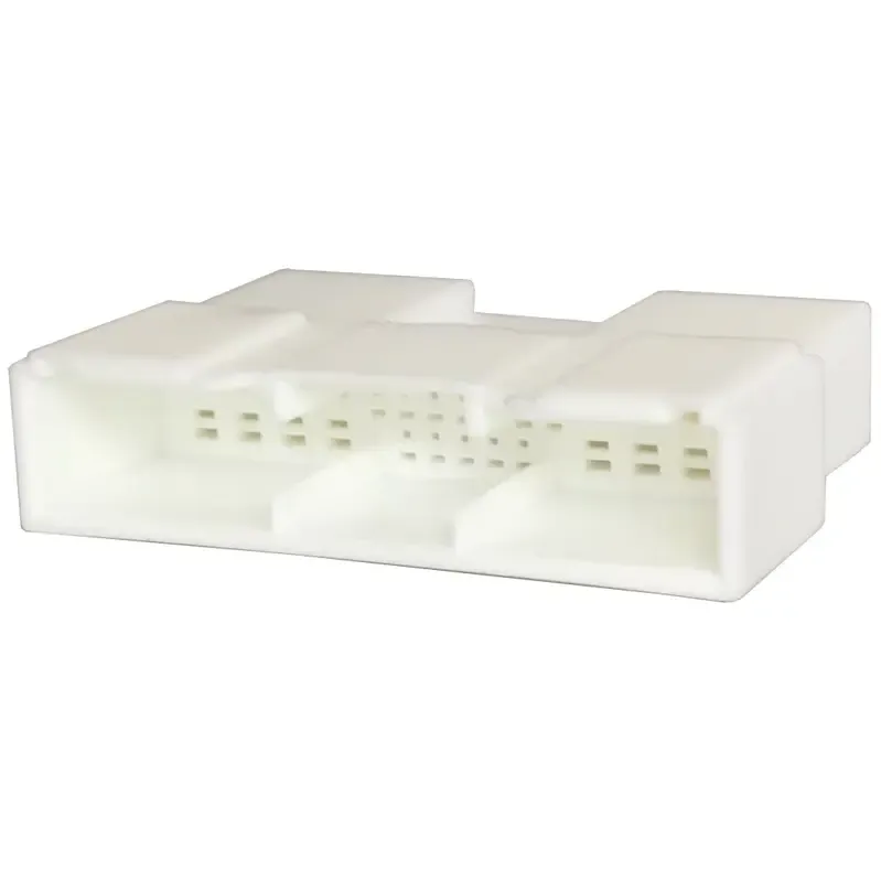28Pin Male White Car Aftermarket Stereo Audio Connector
