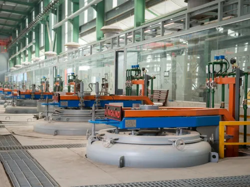 RQ Series Slender Rod Workpiece Suspension Controlled Atmosphere Deep Pit Carburizing Furnace