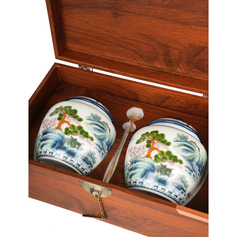 8-Year Aged Huazhou Juhong Slices(Hand-painted Landscape Porcelain Jar , Vintage Solid Wood Gift Box)3.png 8-Year Aged Huazhou Juhong Slices(Hand-painted Landscape Porcelain Jar , Vintage Solid Wood Gift Box)3.png