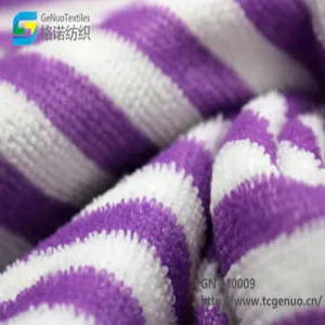 100% Polyester Cationic Striped Fabric