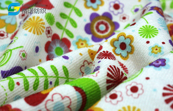 Large Tea Towel with a Printed Pattern