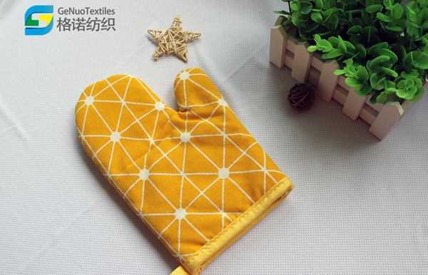 Canvas Solid Color Microwave Oven Gloves