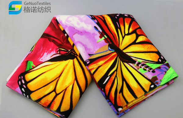 Lightweight Natural Edge Printed Microfiber Beach Towel